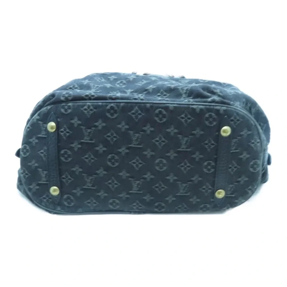 💎✨ DENIM ✨💎 LOUIS VUITTON X-LARGE HOBO MAHINA - Picture 8 of 17
